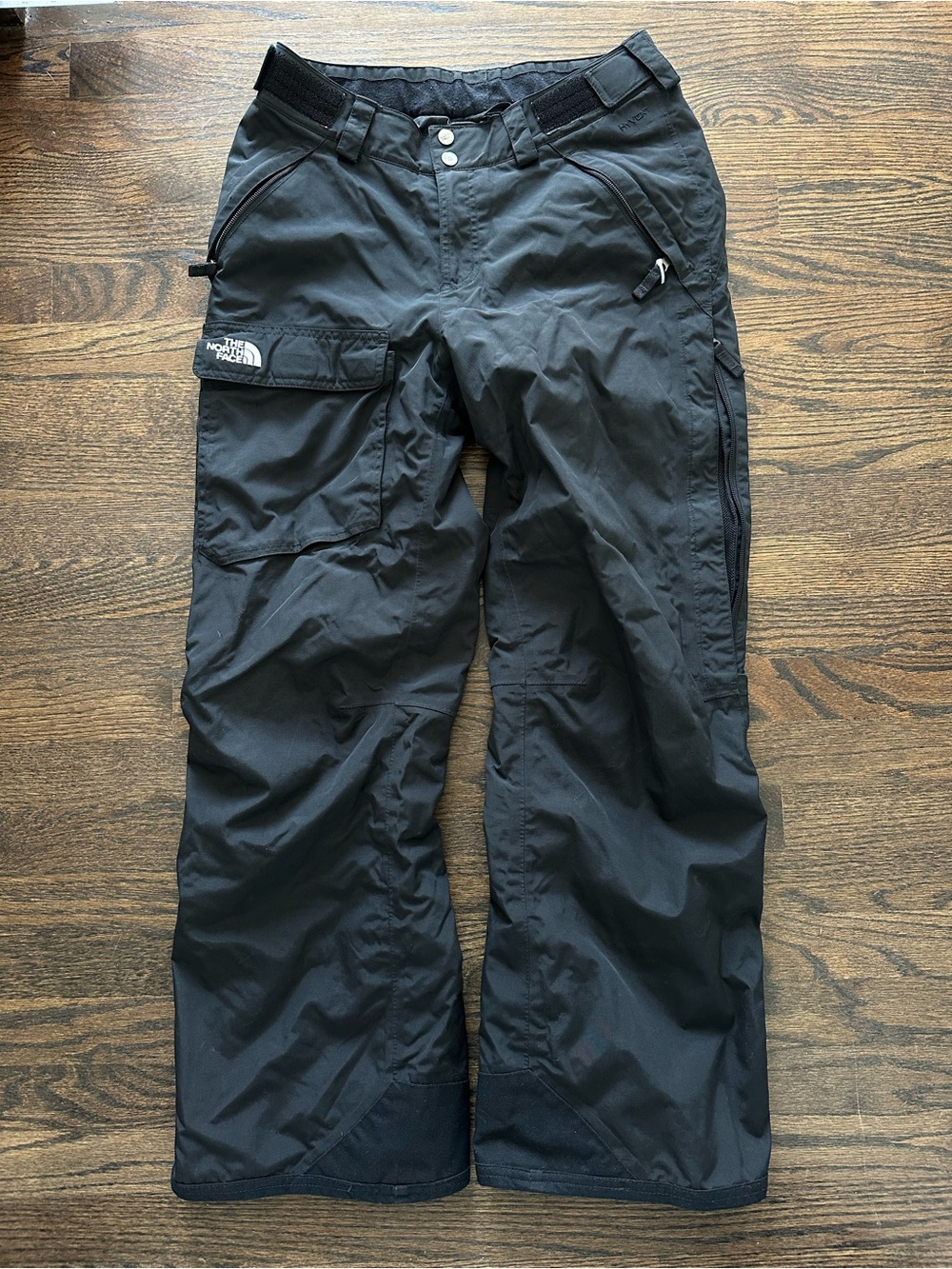 The North Face HyVent Black Insulated Snow Ski Pants Women’s Small Petite
